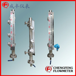 UHC-517C  turnable flange connection Magnetical level gauge alarm switch [CHENGFENG FLOWMETER] 4-20mA out put Chinese professional manufacture